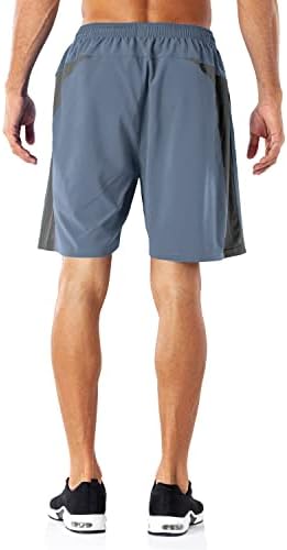 Мъжки Спортни къси панталони HMIYA 7дюймов Quick Dry За тренировки в тичане или Фитнес залата Къса с Джобове с цип