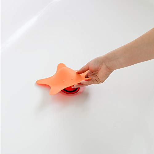 Делото за източване на детска вани и мивки, във формата на морска звезда от голяма полза STAR, Лесно моющаяся, оранжев цвят