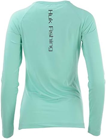 Женска риза да се изяви HUK Pursuit с дълъг ръкав + Защита От Слънцето