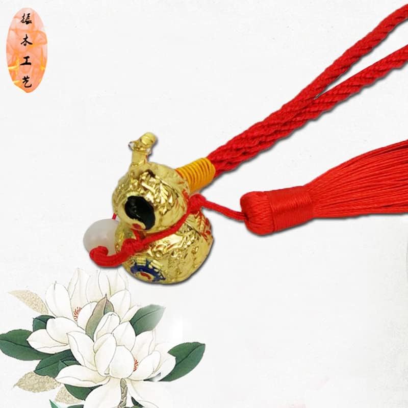 QianKao 吉祥如意葫芦挂件 八卦葫芦挂件 工艺品 风水挂件(古铜色八卦葫芦挂件)