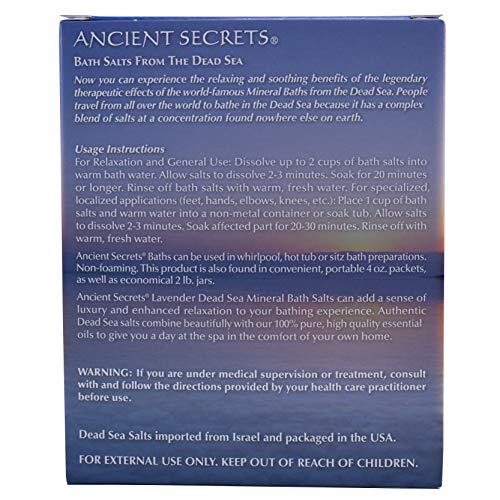 Сол за вана Ancient Secrets От Мъртво море, Лавандула, 16 Унции
