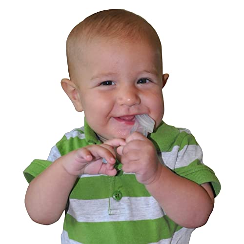 Първата четка за зъби Brilliant Бебе - Силиконова Първата четка за зъби за бебета и малки деца на възраст от 4 месеца, Необходимите