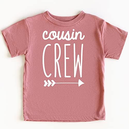 Тениски и Боди Cousin Crew Arrow за бебета и малки деца, Забавни Семейни костюми за момчета и момичета