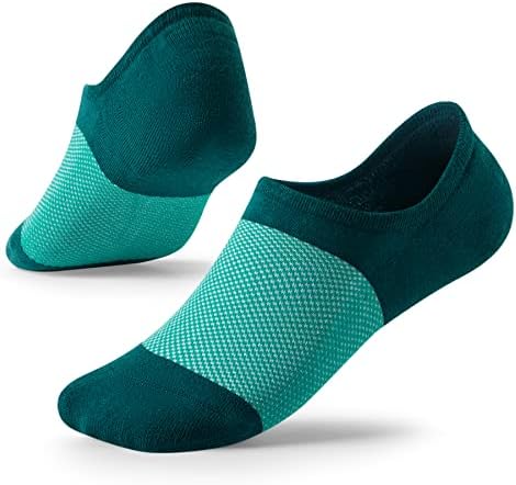 Hicomlor No-Show-Чорапи, с мека, противоплъзгаща подметка за мъже, Спортни чорапи за бягане с окото, 5 Двойки,
