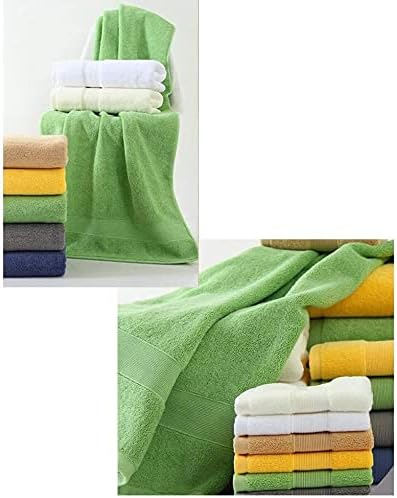 Кърпа Simwa, кърпи за баня, Луксозен Комплект хавлиени кърпи от памук, Изключително Впитывающее 3 предмета-кърпи за баня, кърпи за ръце и Гъба, кърпа за басейна (Цвят: зе