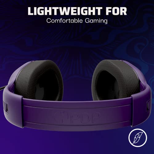 Безжична слушалка PDP AIRLITE Pro с микрофон за Xbox Series X | S, Xbox One, Windows 10/11 - Purple Fade (Само на )