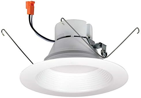 Nora Светлинното NOX-5632-40- W, 4000 К, 5-инчов или 6-инчов led Модифициран лампа с преграда, 120 Волта, Кръгла, 12,5 W,
