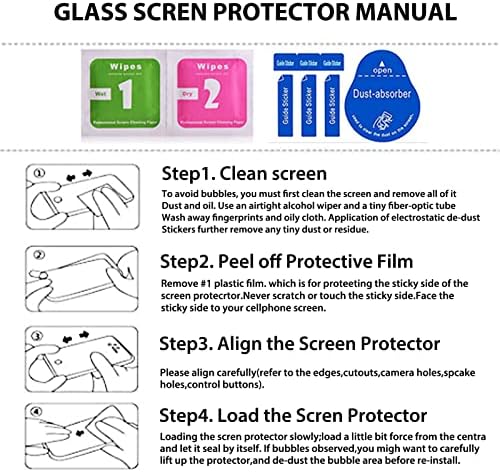 Защитно фолио за екрана Ailiber за TCL ION Z [2] Защитно фолио за екран от закалено стъкло за крикет TCL ION Z, защита