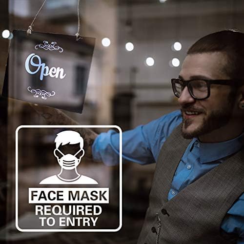 Стикер на прозореца Маски за лице FaCraft, Защитен Стикер за маски за лице 9,8се Изисква за Стенен прозорци на