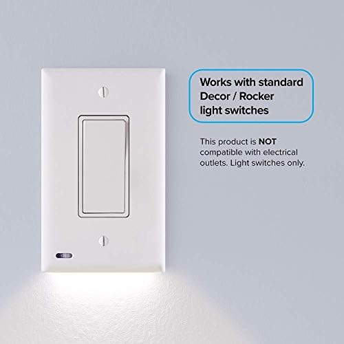 Лампа с един ключ SnapPower - Led нощна светлина - за однополюсных ключове светлина - Панел превключвател светлини с led