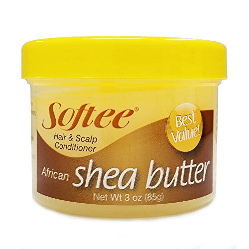 Балсам за коса и кожа на главата Softee African Shea Butter, жълт, 3 Грама