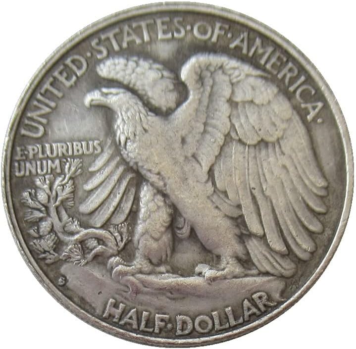 Полдоллара САЩ Walking Freedom 1929 сребърно покритие Копие на Възпоменателни монети