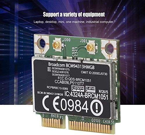 Безжичен Мрежов Адаптер за преносими КОМПЮТРИ 2,4 G 150 Mbps PCI-E Express WiFi Карта за чипсет Broadcom серия BCM94313HMGB,