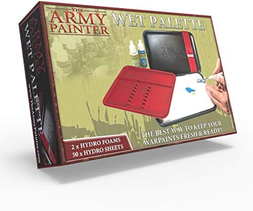 Набор от цветове Army Painter Mega 3 (60 бои Плюс, 100 Топки за смесване, са защитени от корозия) - Влажна палитра