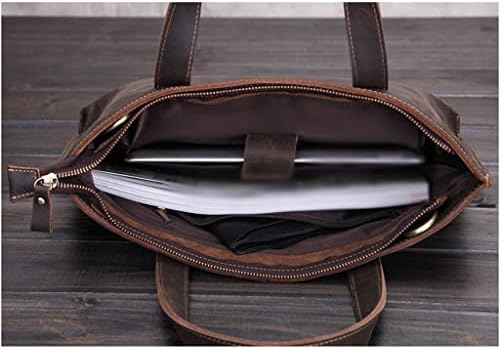 CCBUY Мъжки Офис куфарче за лаптоп, Мъжки чанти-месинджър, Мъжка чанта през рамо (Цвят: A, Размер: One Size)