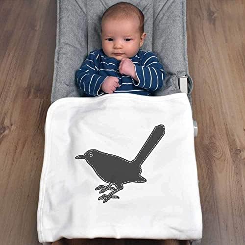 Памучни Бебешки одеяла /Шал Azeeda Зашити птичка (BY00026889)