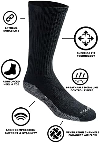 Шеги Мъжки чорапи Dri-tech Moisture Control Crew Socks Multipack