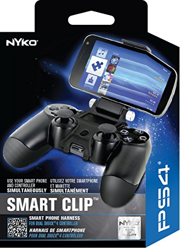 Nyko - Smart Clip Plus Скоба за закрепване на смартфон за PlayStation 4 | Държач за смартфон с контролер DUALSENSE