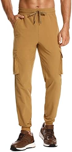 Мъжки леки Джоггеры-карго CRZ YOGA за Бягане - 30бързо съхнещи Туристически, Спортни Панталони Улични Ежедневни Панталони с джобове с цип