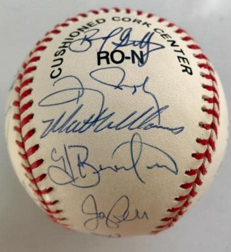 1998 Екип ARIZONA DIAMONDBACKS подписа договор с ONL baseball-28 ПОДПИСИ-УИЛЯМС, БЕЛ - Бейзболни топки с автографи