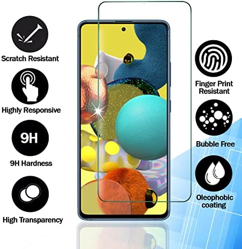 Защитно фолио RKINC [4 опаковки] за Motorola Moto Edge 2021 / Moto Edge 5G UW, Защитен слой от закалено стъкло,