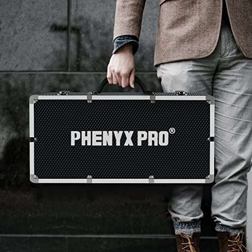 Калъф за носене Phenyx Pro голям размер, адаптивни стиропор, предварително нарязан на кубчета, траен корпус от алуминиева