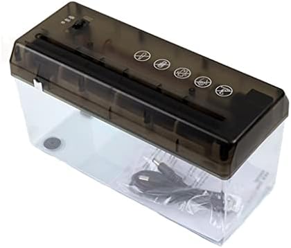 WDBBY USB Електрическа Мини-Шредер за хартия, с Двойно предназначение, Малък инструмент за рязане на документи формат А4,