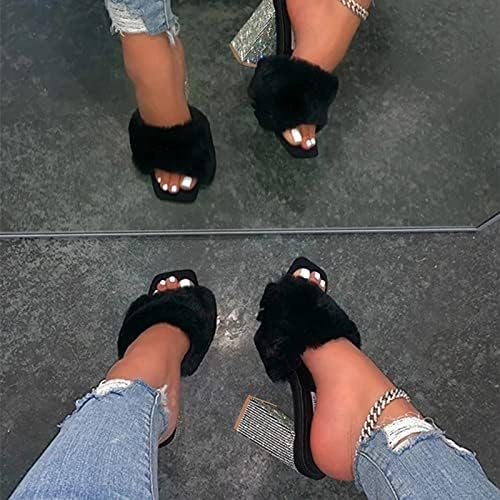 Xudanell/Дамски Сандали на платформа с Отворени пръсти и Каишка на Щиколотке, В Масивна Блок Токчета, обувки