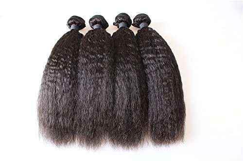 HairPR Коса Индийското Натрупване на Човешки Девствени коса 3 лъч 10-28 Извратени Директен Естествен цвят