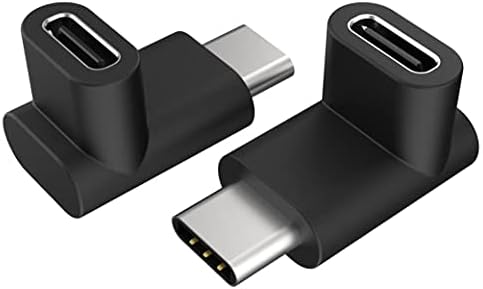 Адаптер Akasa Right Angle USB Type-C за да се свържете мъже и жени | USB 3.2 Gen 2 | Прехвърляне на данни със