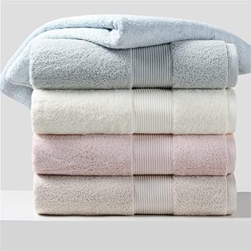 FZZDP Голямо кърпи за баня, изработени от памук, плътен, за мъже и жени, за дома, бързо впитывающее вода, сухо и 2 може да