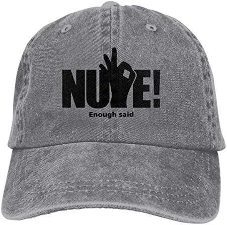 Дънкови бейзболна шапка Nupe Kappa Alpha Psi, и Ok за Ръка, Регулируема Шапка за Жени и Мъже
