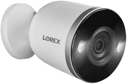 Lorex 2K Безжична Камера за Безопасност за употреба на Открито на Закрито WiFi с Подсветка и Цветен Нощно Виждане
