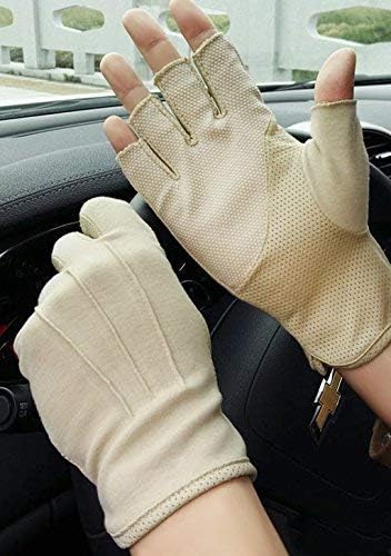 Ръкавици за карате за Мъже И Жени, Ръкавици без пръсти, със защита от ултравиолетови лъчи, Памучни Велосипедни
