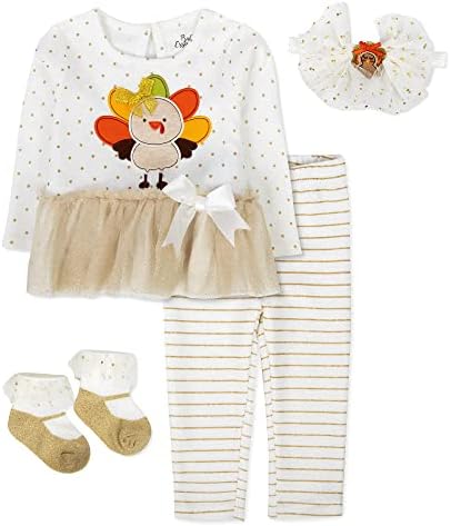 Бебешка Рокля на 1-ия ден на Благодарността, Облекло за Момичета, за Новородени и бебета от 3, 6, 9 месеца