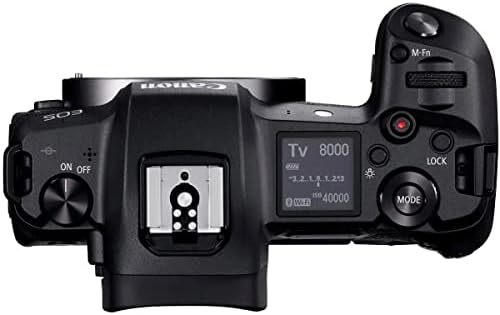 Беззеркальный цифров фотоапарат Canon EOS R5 (само корпуса) с професионална памет карта Lexar 128 GB CFexpress