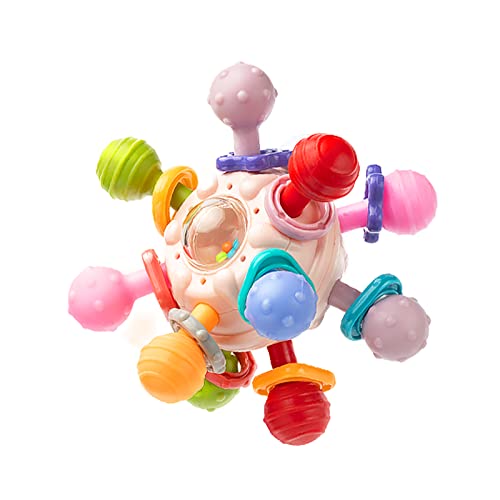 Детски Сензорни Играчки За никнене на млечни зъби, Атомен Топчета, Играчки За Дъвчене, Дрънкалка и Прорезыватель