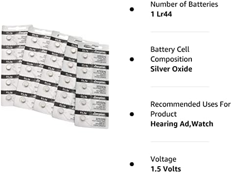Сребро-оксидная батерия Energizer 377 1.55 Vcc (в опаковка по 25 парчета)