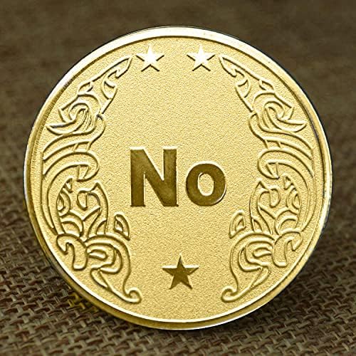 Любима монета Възпоменателна монета, Монета За вземане на решения Да / не Позлатен Виртуална монета Ripple Challenge