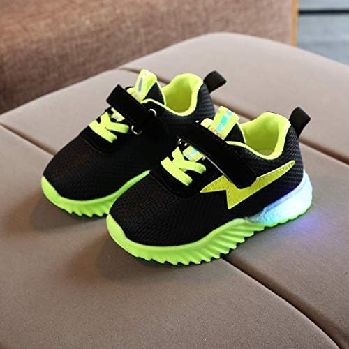 Детски Обувки за малки момичета и момчета, дишаща мрежа светещ led спортни обувки за джогинг, Детски обувки за ходене