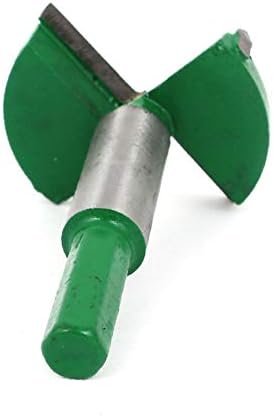 X-DREE Диаметърът на рязане е 53 мм За Плотницкой Дърводелски Тренировка с твердосплавным фитил, Расточное тренировка зелен цвят