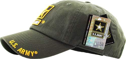 Официалната разрешително армията на САЩ Само най-високо качество, Реколта потертая шапка ветеранская бейзболна шапка с военна