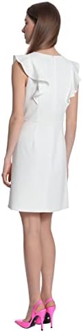 Секси мини рокля Donna Morgan с V-образно деколте и рюшами