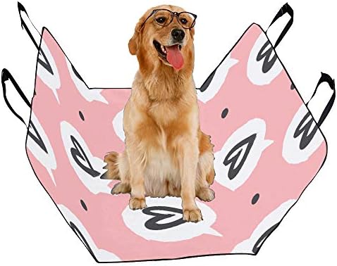 Калъф за седалка кучета ENEVOTX С Принтом във формата на сърце, Дизайн, Художествена Любов, Печат, Покривала за автомобилни седалки