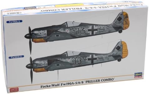 Хасегава 02003 - 1/72 Focke-Wulf Fw190A-5/6/8, Комбиниран Фрезер, 2 комплекта в опаковка