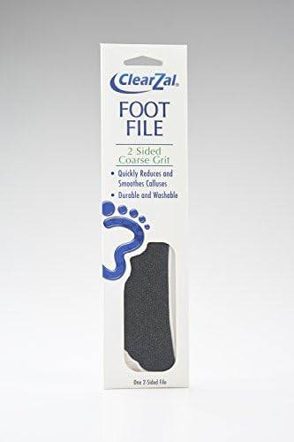 ClearZal 2-Странен Пила за крака с едра Шкурка, 10 Инча