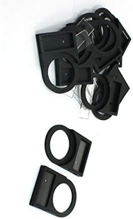 Aexit 10шт 22 мм Ключове Черен Бутон Превключвател Панел Издател Рамка с Ножными Стрелки Прозрачен Капак