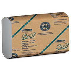 (Комплект от 6 опаковки) Многослойни хартиени кърпи KCC01840 Scott, 9 1/5 x 9 2/5, Бял