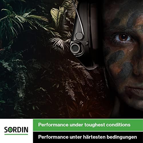 Активни средства за защита на ушите Sordin Supreme MIL AUX дф земеделие - за военните и специалните сили на сащ - С ниво на