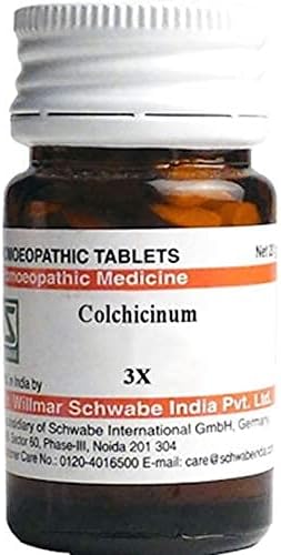 Д-р Уилмар Швабе Индия Таблетка за триене Колхицина 3X Флакон с 20 гр таблетки за триене